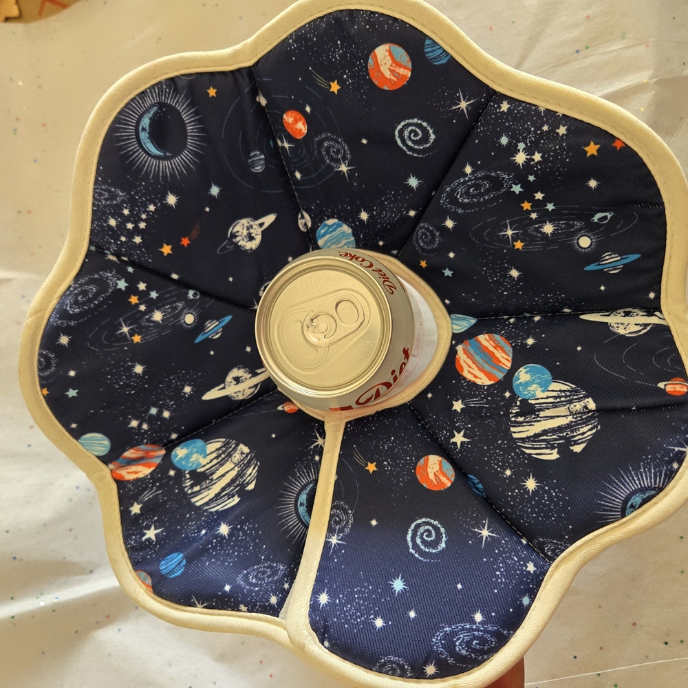 Space-Themed Dog Cone Collar Small Med? Fits A Soda Can
